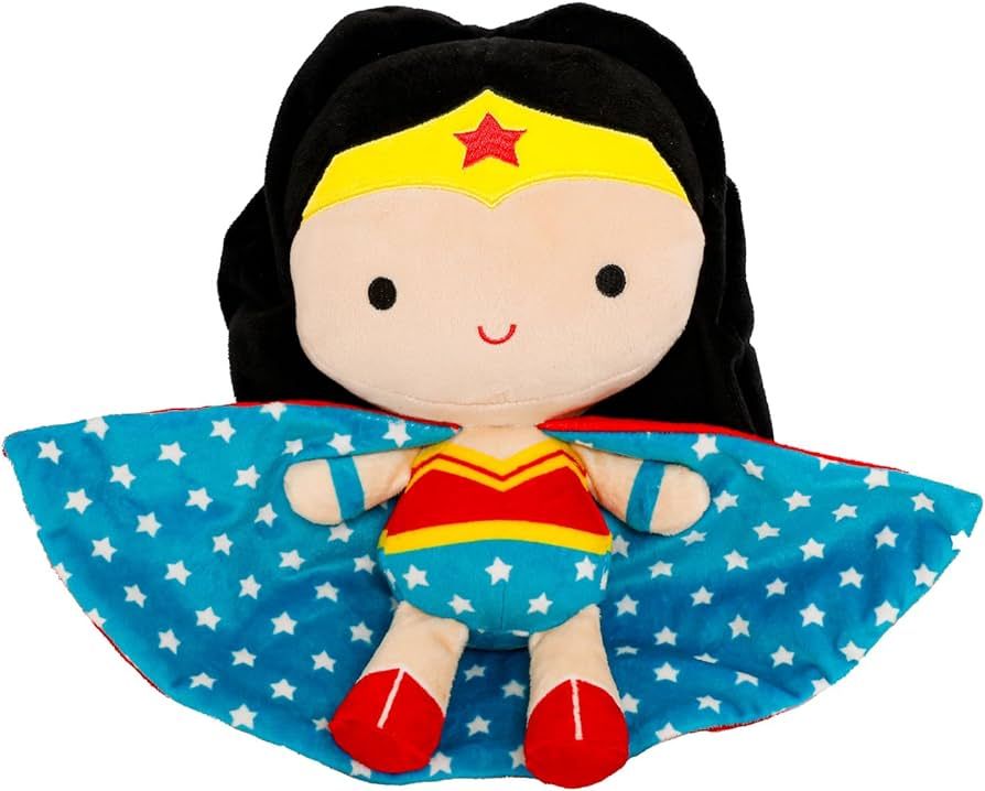 Kids Preferred DC Comics Wonder Woman Soft Huggable Stuffed Animal Cute Plush Toy for Toddler Boy... | Amazon (US)