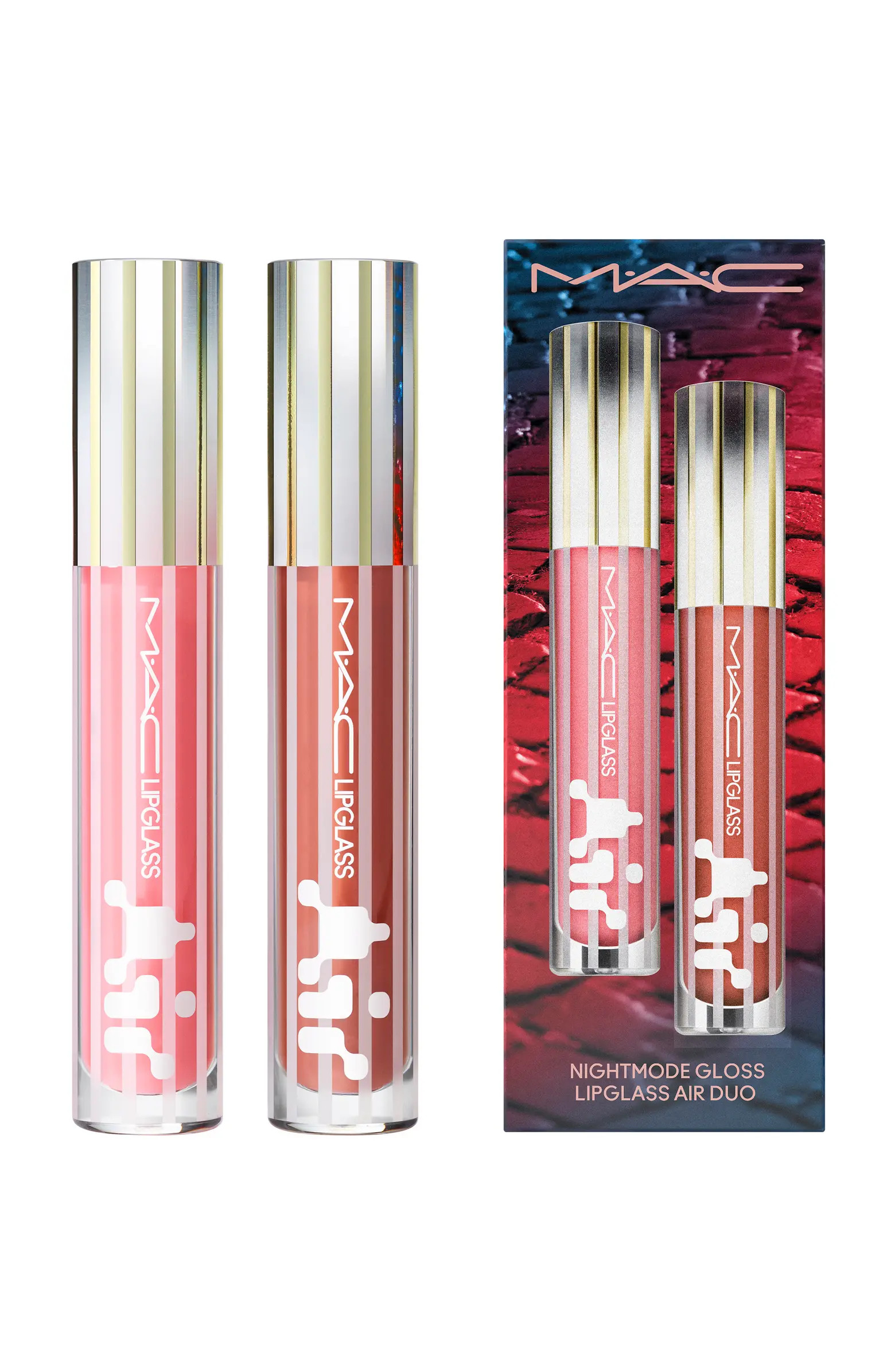 MAC Cosmetics Nightmode Lipglass Air Lip Gloss Duo $50 Value | Nordstrom | Nordstrom