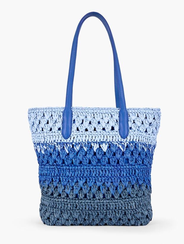 Ombré Straw Tote | Talbots