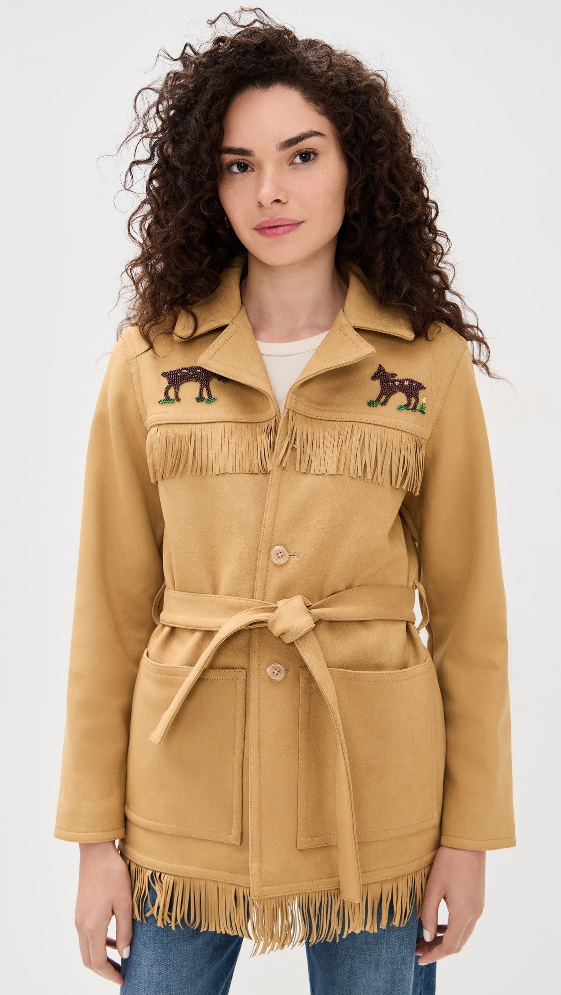 The Roadside Faux Suede Jacket | Shopbop