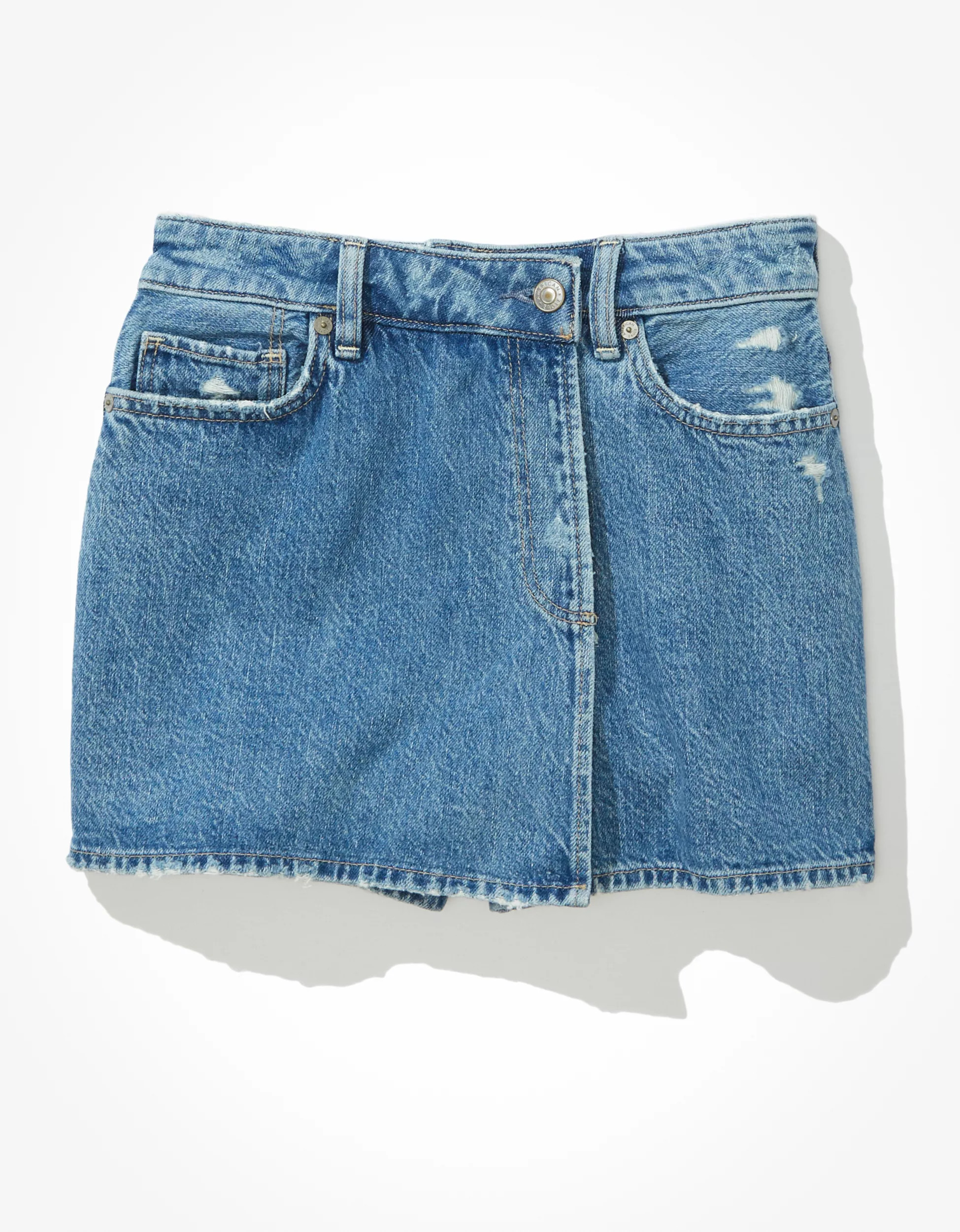 AE Denim Mom Skort | American Eagle Outfitters (US & CA)