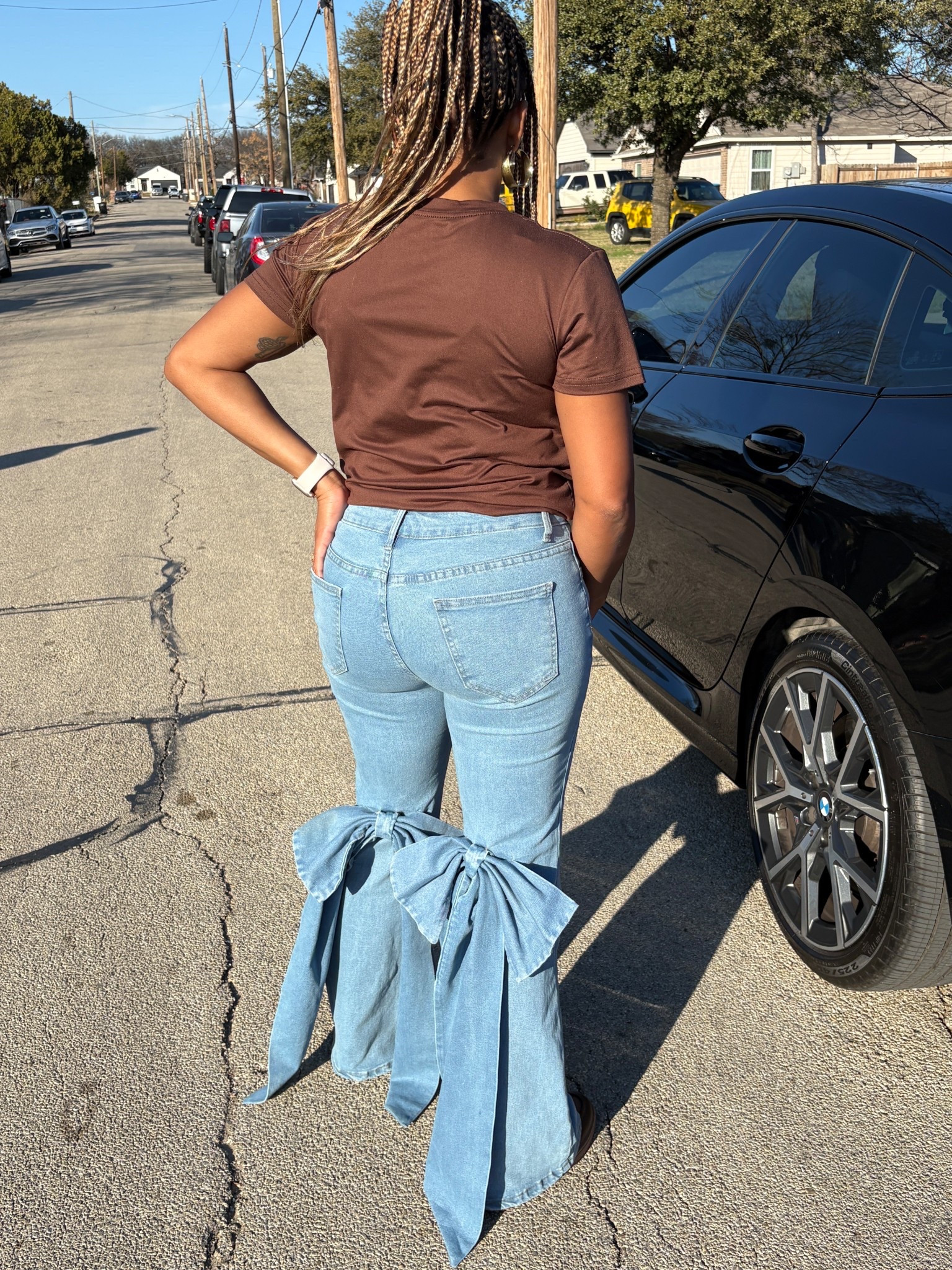 Bow flare jeans


#LTKootd