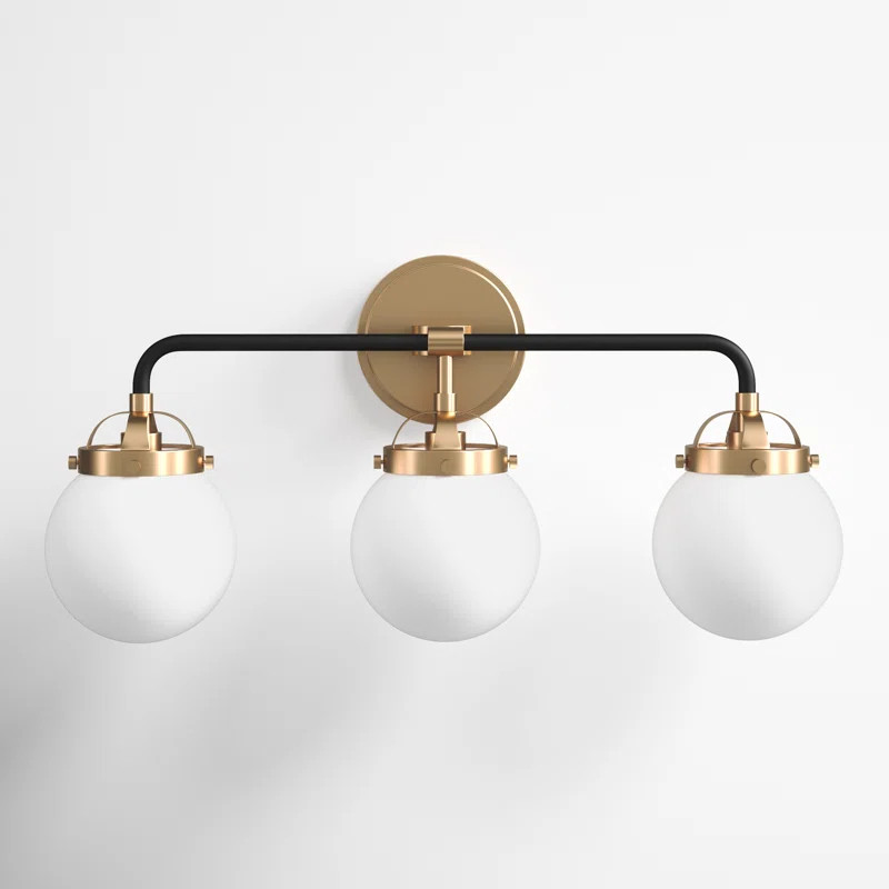 Newport 3 - Light Dimmable Vanity Light | Wayfair North America