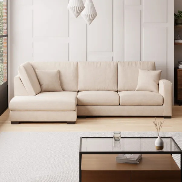 Carson Deep Sit Soft Texture Facing Corner Chaise | Dunelm (migrated)