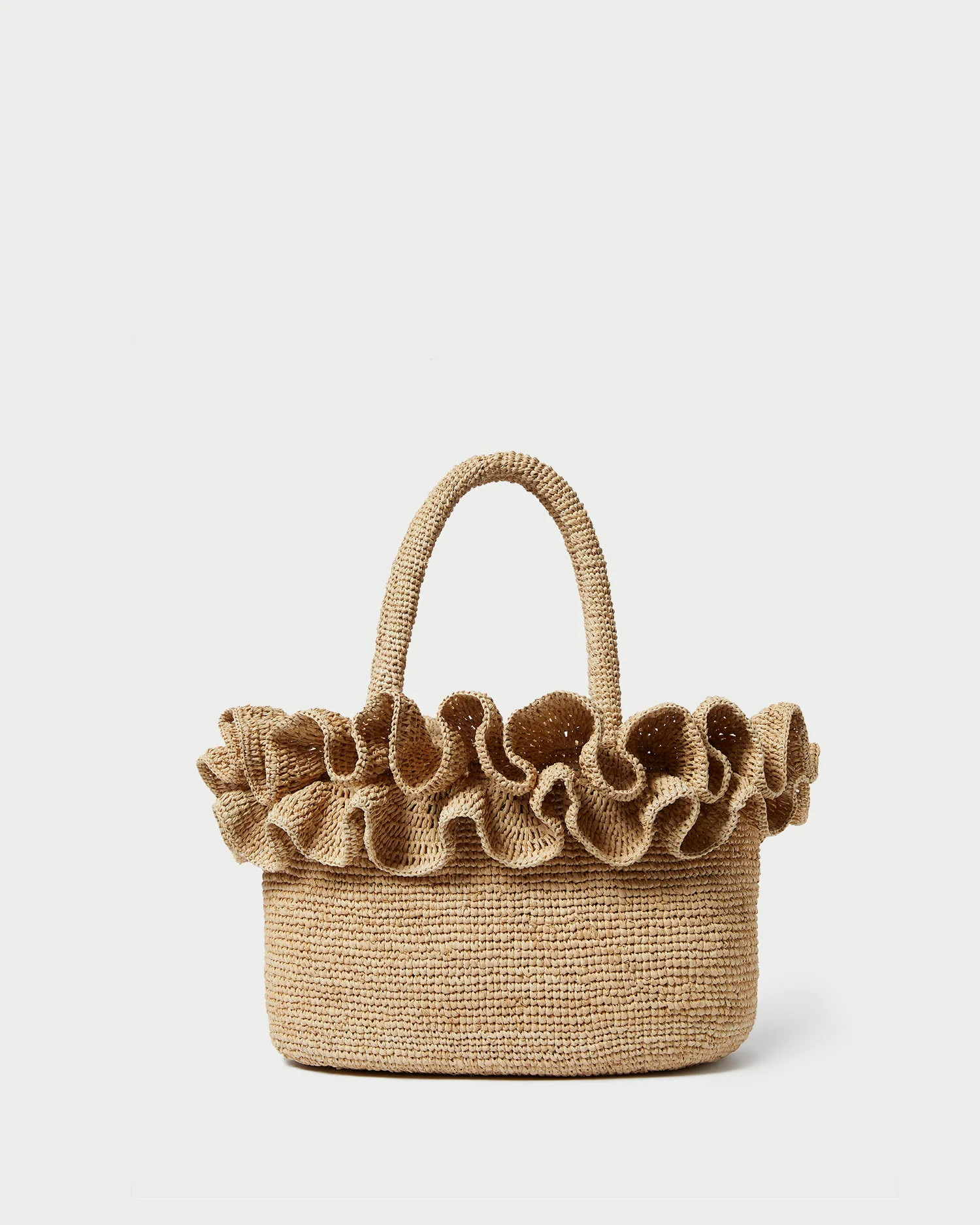 Lori Natural Raffia Ruffle Tote | Loeffler Randall