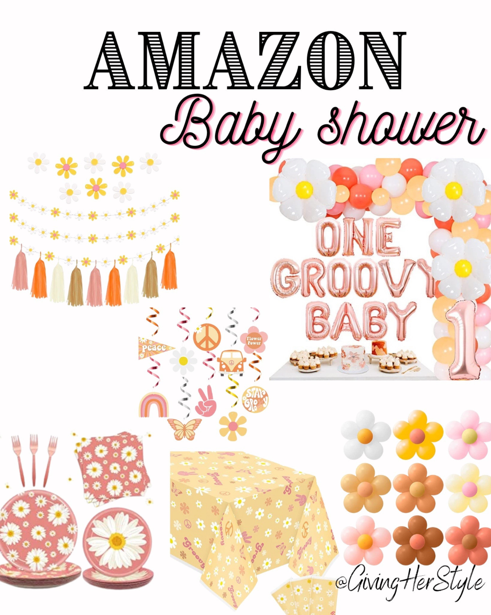 Baby shower decor from Amazon! 

Amazon. Amazon prime. Amazon baby shower. Baby shower decor. Party decor, baby girl, baby girl shower. Boho baby shower. Boho. Bohemian. Rainbow, baby shower themes. Pink baby shower. Rainbow baby shower. Retro, retro baby shower. Groovy baby shower. Floral baby shower. Peace sign. 70s baby shower 
#amazon #amazonparty #babyshower

#LTKbaby #LTKbump #LTKunder50