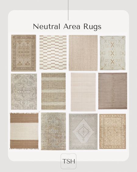 Neutral area rug favorites perfect for a living room, kitchen, office, entryway, bathroom, laundry room  

#LTKsalealert #LTKhome #LTKstyletip