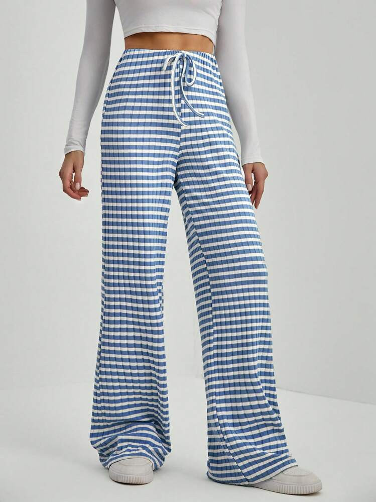 Gestreepte Jersey Broek | SHEIN