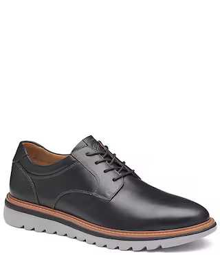 Johnston & Murphy Men's Braydon Leather Plain Toe Lace Up Oxfords | Dillard's | Dillard's