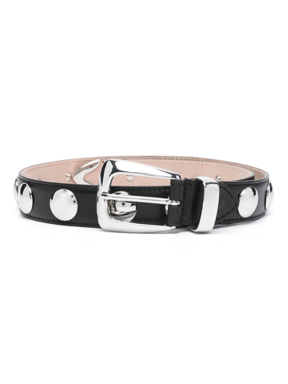 studded leather belt | Farfetch Global