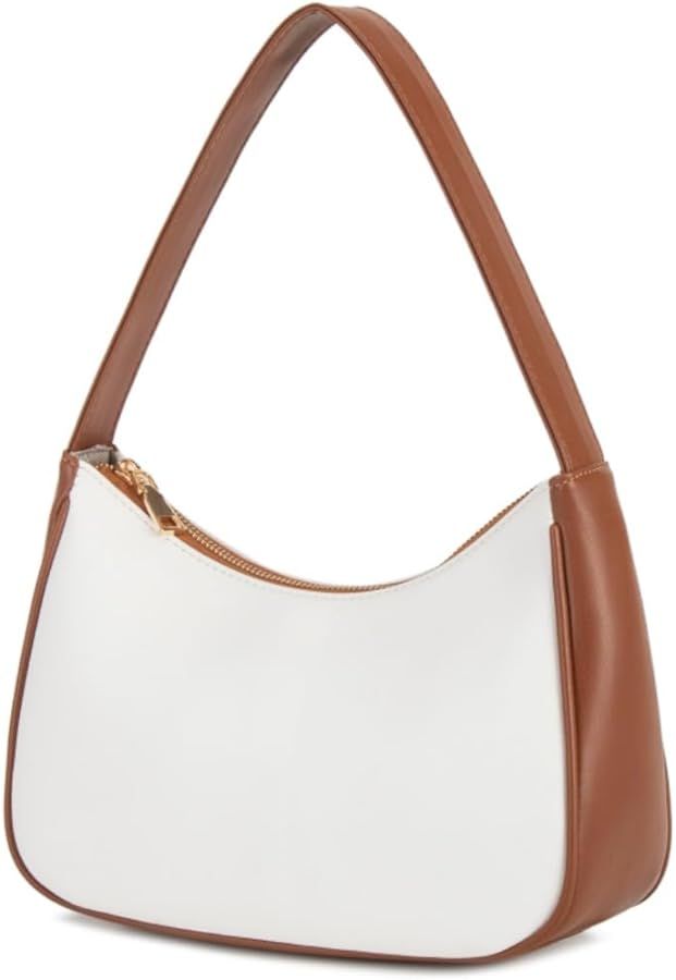 CYHTWSDJ Shoulder Bags for Women, Cute Hobo Tote Handbag Mini Clutch Purse with Zipper Closure (B... | Amazon (US)