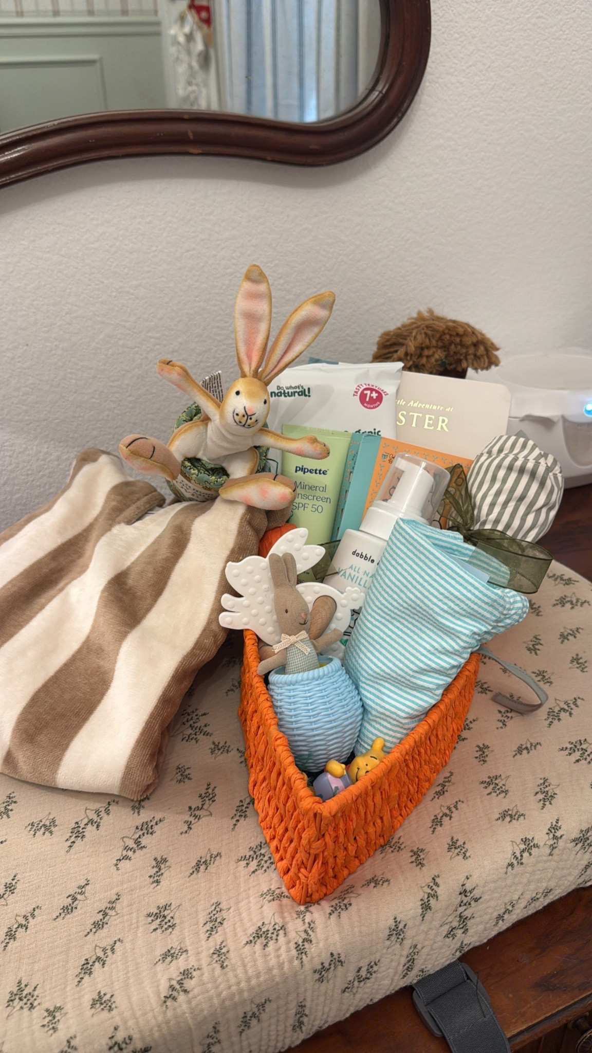 Easter basket goodies for my almost one year old 😭🥹🐣🐰🐰
tried to stick to practical things he would use !!! the sunscreen & soap scan close to perfect & I thrifted the pop up toy💛

#LTKmomlife #LTKBaby #LTKSeasonal