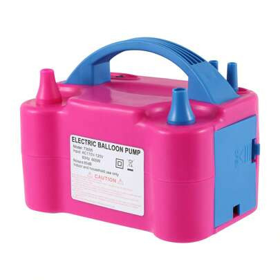 Electric Air Balloon Pump Portable High Power Electric Balloon Pump W/ 2 Nozzles | SHEIN