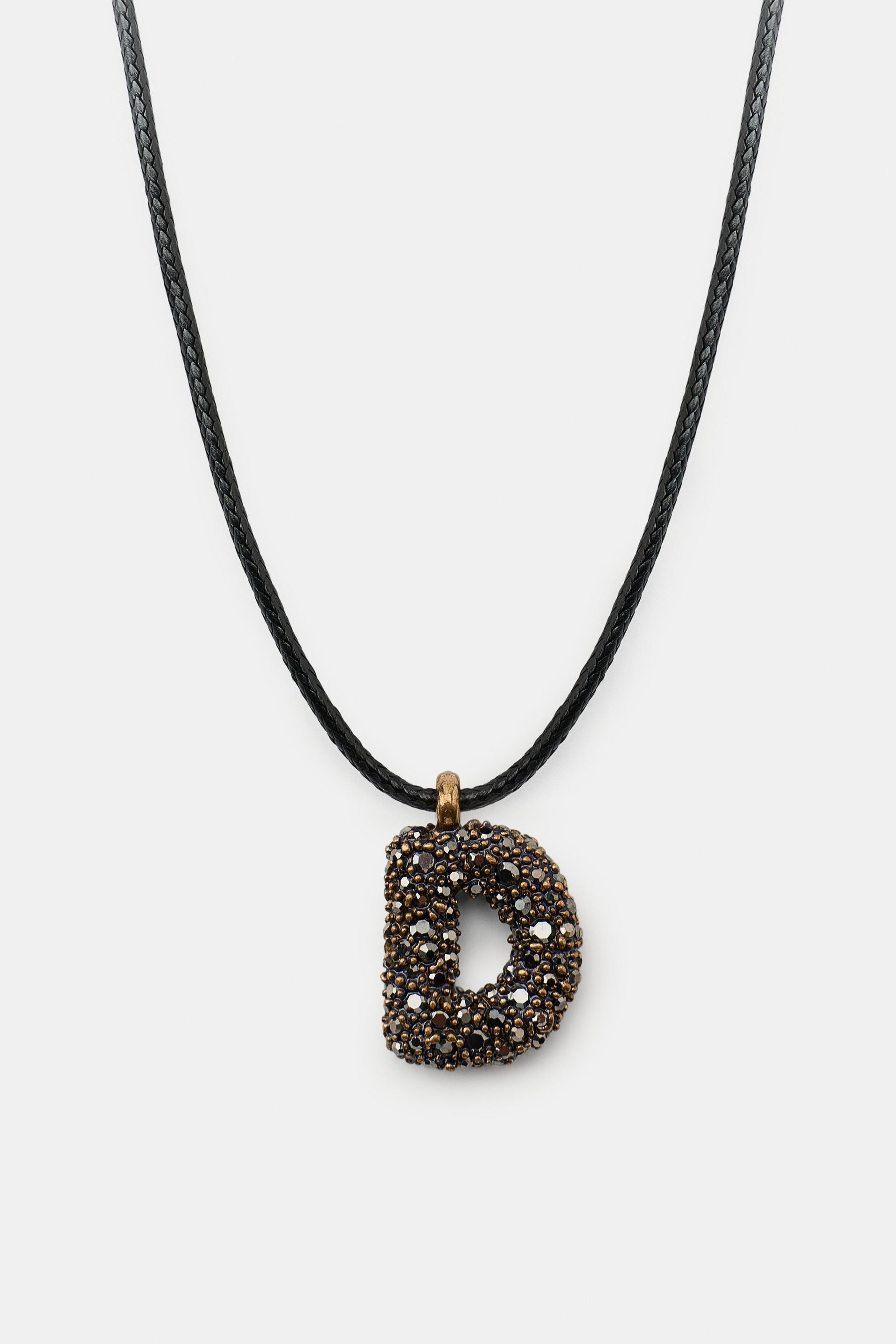 LETTER CORD NECKLACE | Zara US