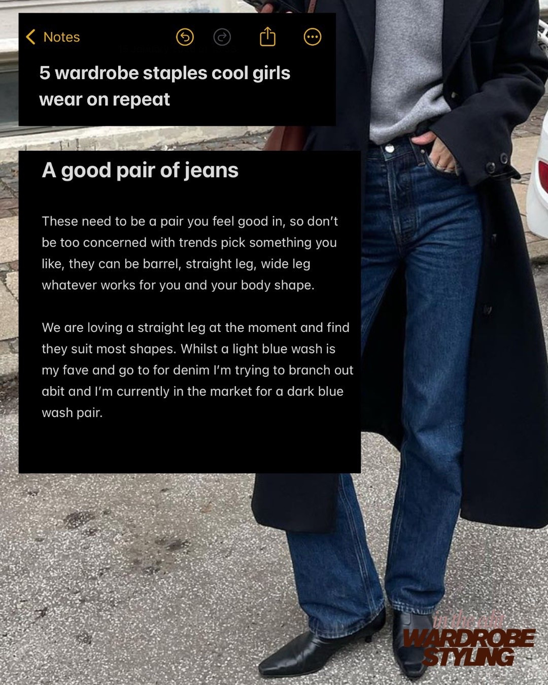 Wardrobe staples cool girls wear on repeat - jeans 

#LTKstyletip #LTKwinter #LTKeurope