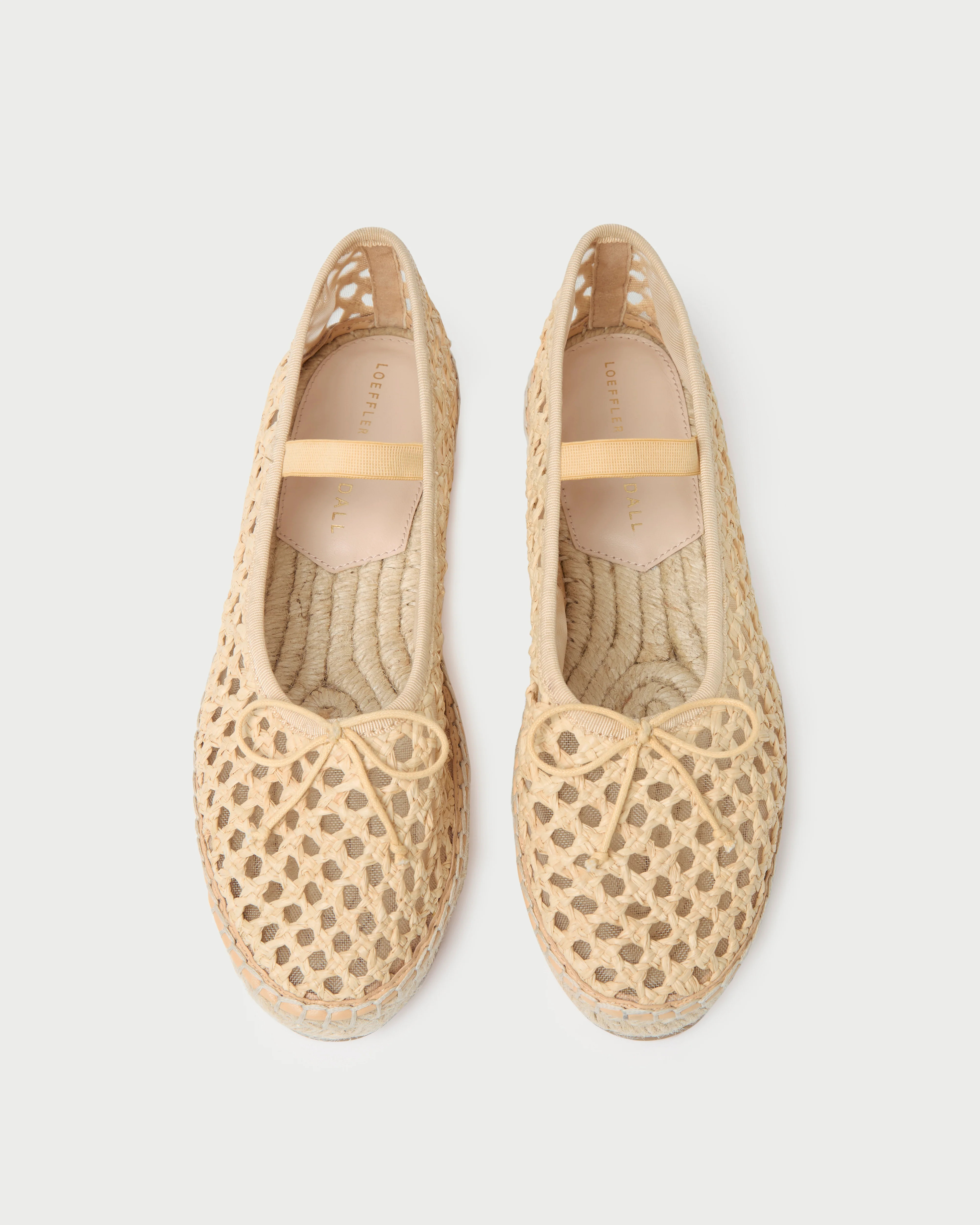 Kayla Natural Raffia Ballet Espadrille | Loeffler Randall