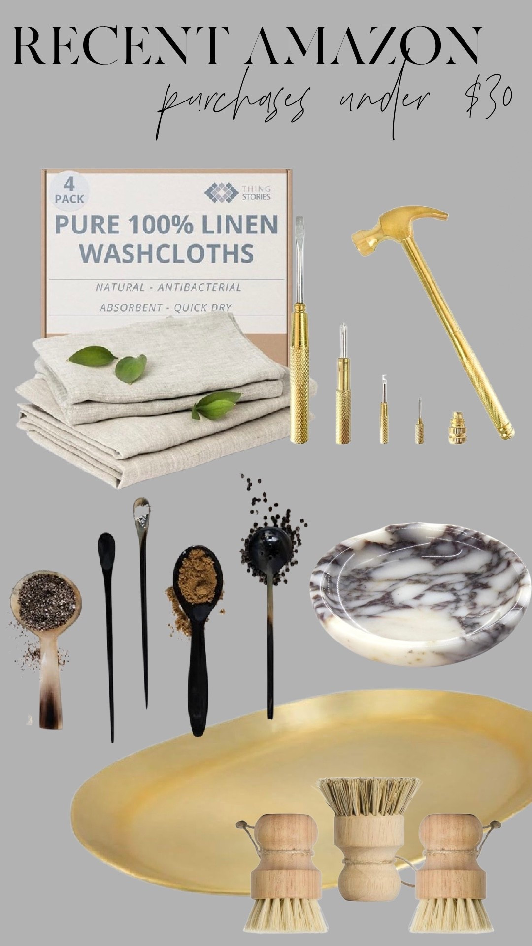 Recent Amazon favorites all under $30 ✅
Elevated, practical, and neutral-modern… just how I like it.
I linked everything so you can add these little upgrades to your home too.
Tap to shop and save this for later 🤍
#LTKhome #LTKunder50 #AmazonHomeFinds


#LTKFindsUnder50 #LTKHome