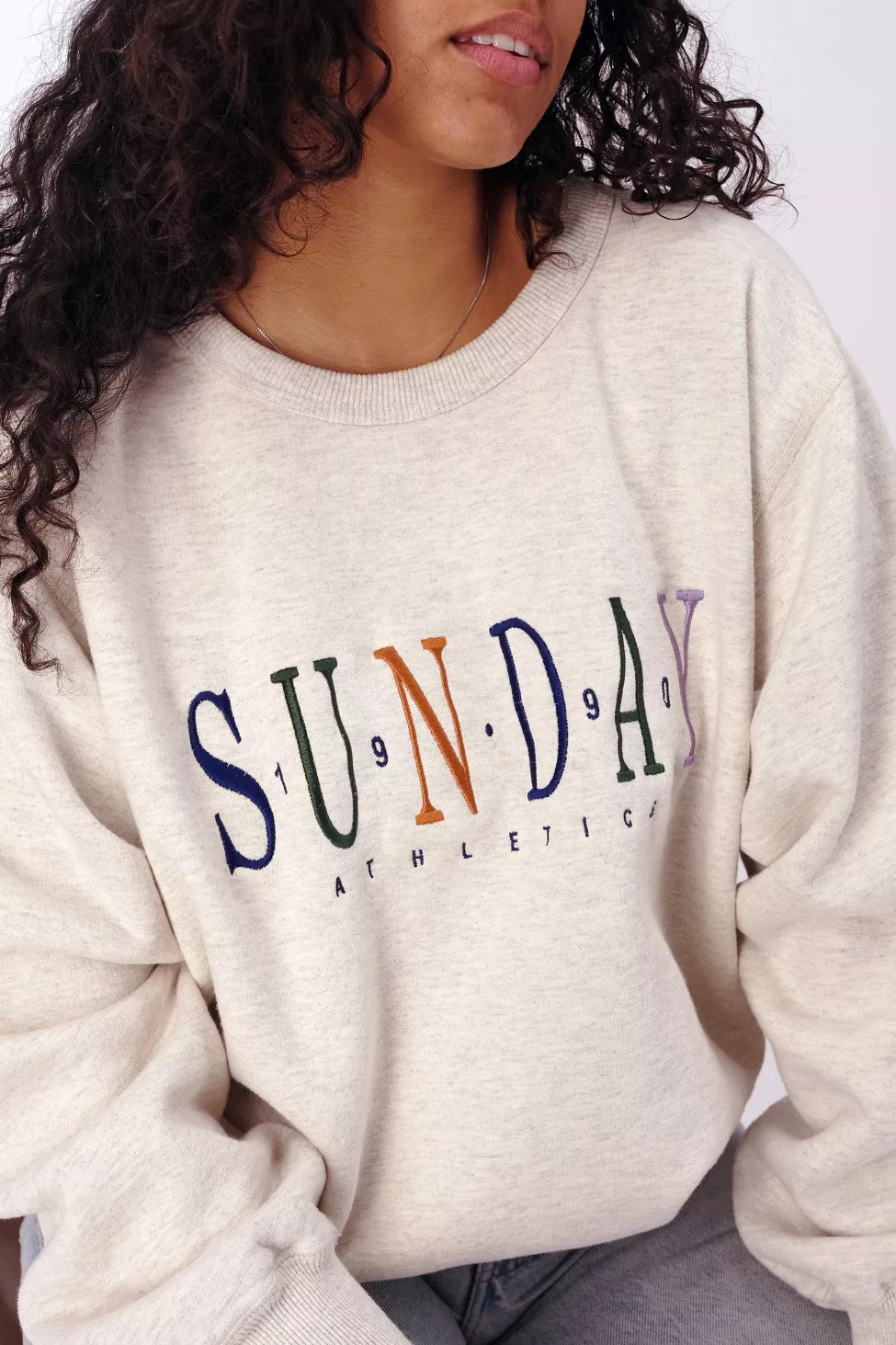 Good for Sunday Heritage Oversized Crewneck | Urban Outfitters (US and RoW)