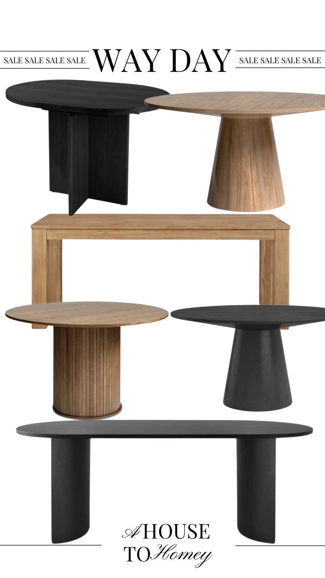 Wayfair dining tables all on sale!!

Wayfair sale
Wayfair furniture 
Way day
Way day sale
Wayday sale
Wayday
Dining table
Dining table on sale
Dining table sale
Dining tables
Round dining table
Oval dining table
Rectangular dining table
Black dining table
Wood dining table
Pedestal dining table

#LTKHome #LTKSaleAlert