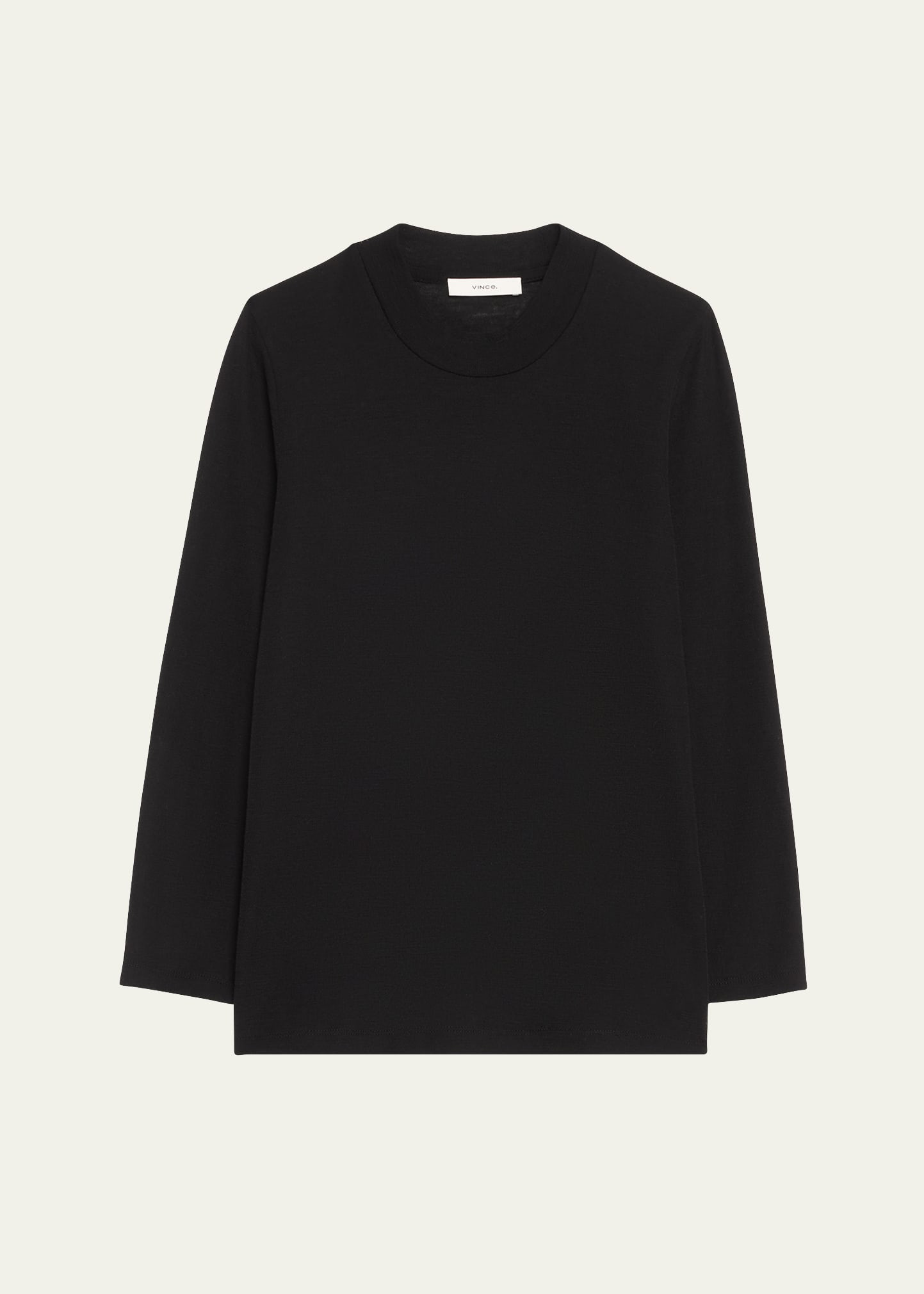 Vince Merino Wool 3/4-Sleeve Shirt | Bergdorf Goodman