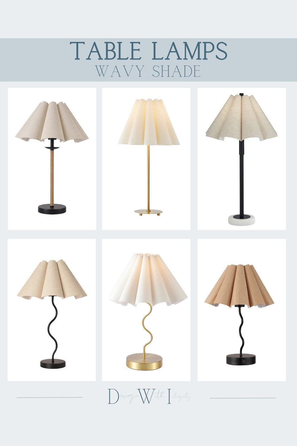 Wavy shade table lamps add sculptural interest while still feeling soft and approachable. This lighting round-up brings together complementary silhouettes, finishes, and textures that work seamlessly as a collection. The consistent shade style creates cohesion, while the varied bases add personality and flexibility for different rooms and design styles. These lamps are perfect for accent lighting, bedside styling, or adding a subtle statement to a console or side table. Shop the full round-up to find a wavy shade lamp that elevates your space.

wavy shade table lamp, sculptural lighting, table lamp, accent lighting, bedroom lighting, living room lighting, designer lighting, modern lighting, statement lighting, neutral lighting

#LTKHome