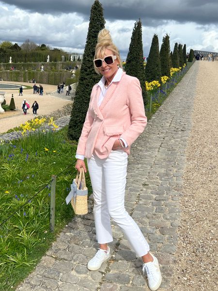 Perfect Paris outfit! The pink tweed blazer from Chicwish was perfect! #blazer #parisstyle 

#LTKunder100 #LTKFind #LTKstyletip
