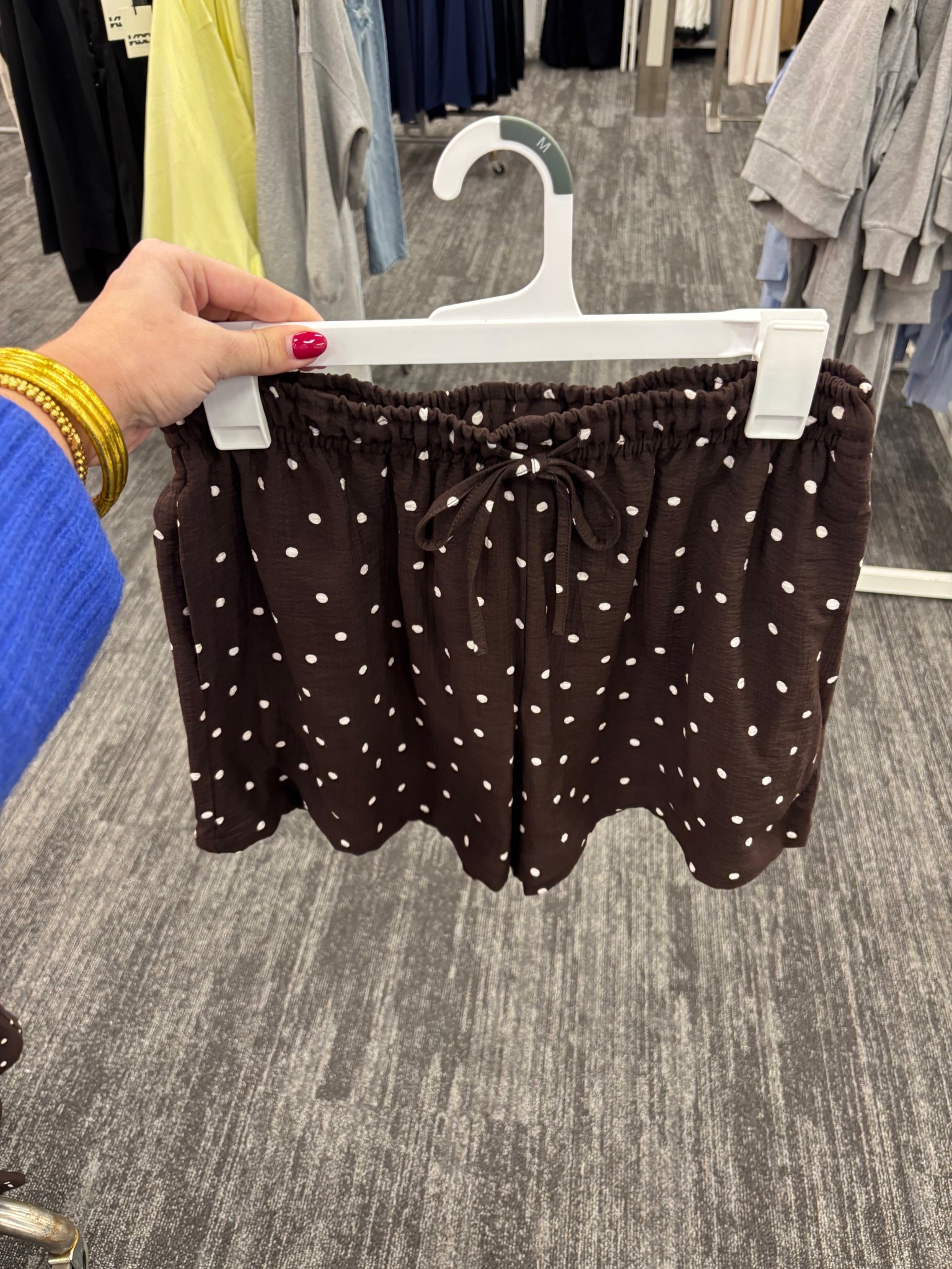 Polka dot gauze pull on shorts- pair with tights or save for warmer weather 🤎

#LTKHoliday #LTKootd #LTKFindsUnder50