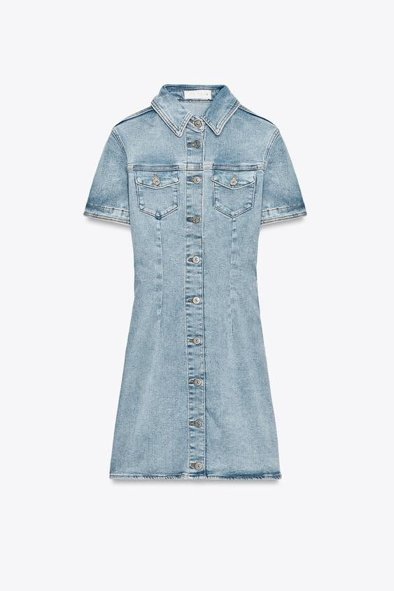 Z1975 DENIM MINI DRESS | Zara US