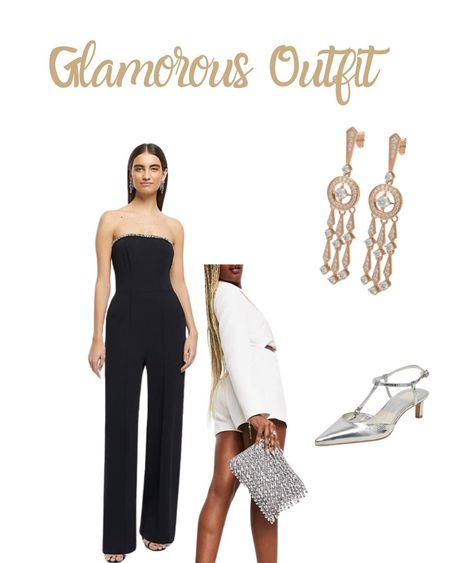 Embellished black jumpsuit suit is a perfect outfit for night parties 

#LTKparties #LTKstyletip #LTKwedding