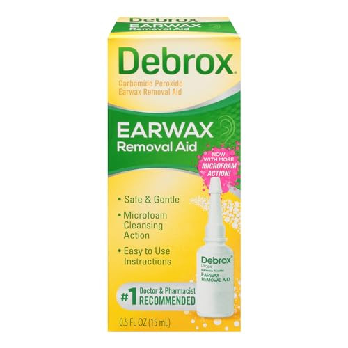 Debrox Ear Wax Removal Drops, Gentle Microfoam Ear Wax Remover, 0.5 Fl Oz | Amazon (US)