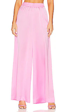 Show Me Your Mumu Irwin Pants in Pink Luxe Satin from Revolve.com | Revolve Clothing (Global)