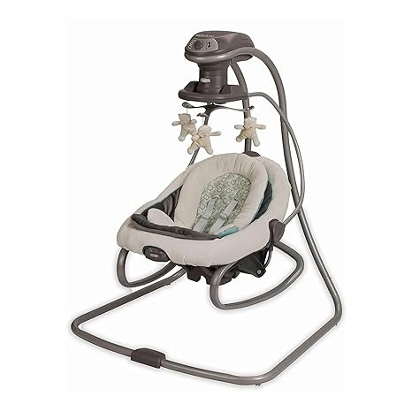 Graco DuetSoothe 2 in 1 Portable Baby Swing & Baby Rocker, Multi Direction, Vibration, Winslet | Amazon (US)