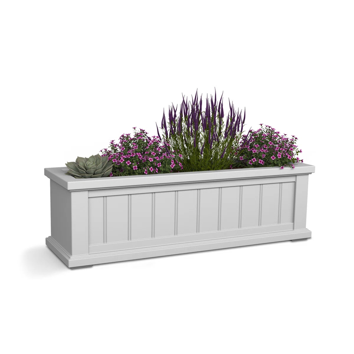 Selevae Resin Window Box Planter with Water Reservoir | Wayfair North America