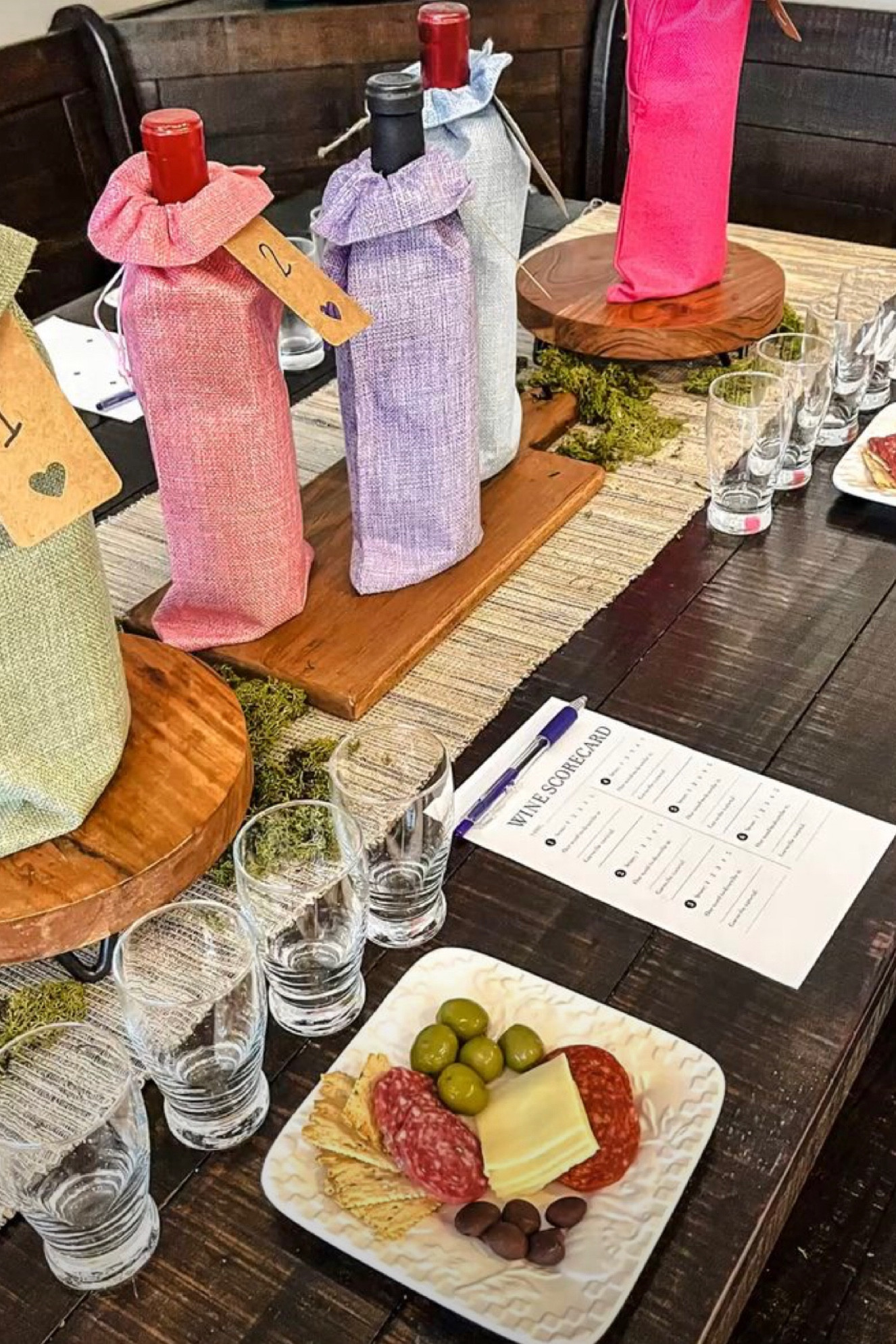 Here's how to create your own Wine tasting at home, for a minimal cost.
Linked is 10 Wine bags for $8!

#LTKhome #LTKFind #LTKunder100