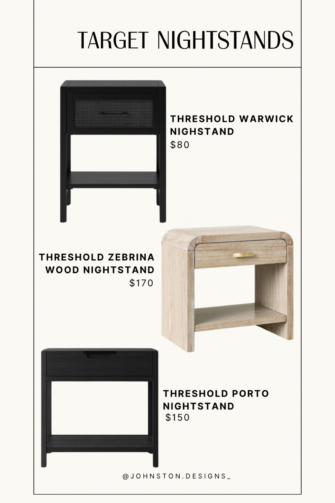 Target Deals Days
Threshold Nightstands! 

#LTKSaleAlert #LTKFindsUnder100 #LTKHome