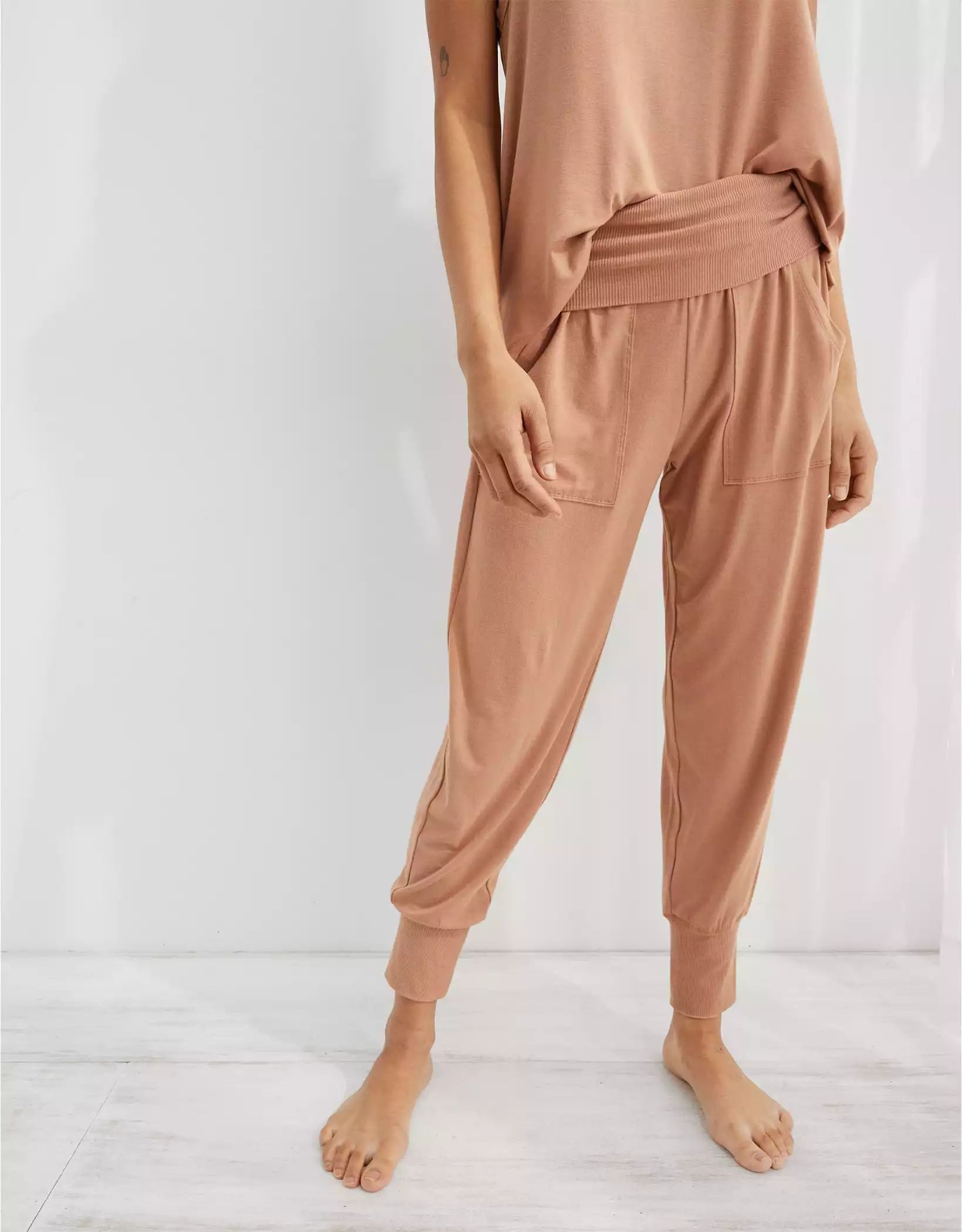 Aerie Real Soft® Foldover Jogger | American Eagle Outfitters (US & CA)