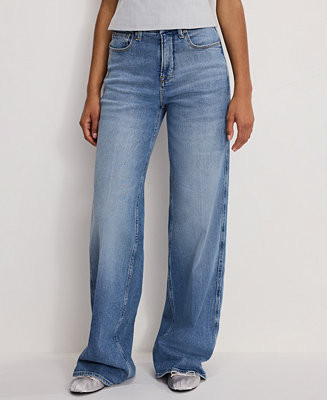 Good American Women's Skate Wide Leg Jeans - Macy's | Macy's
