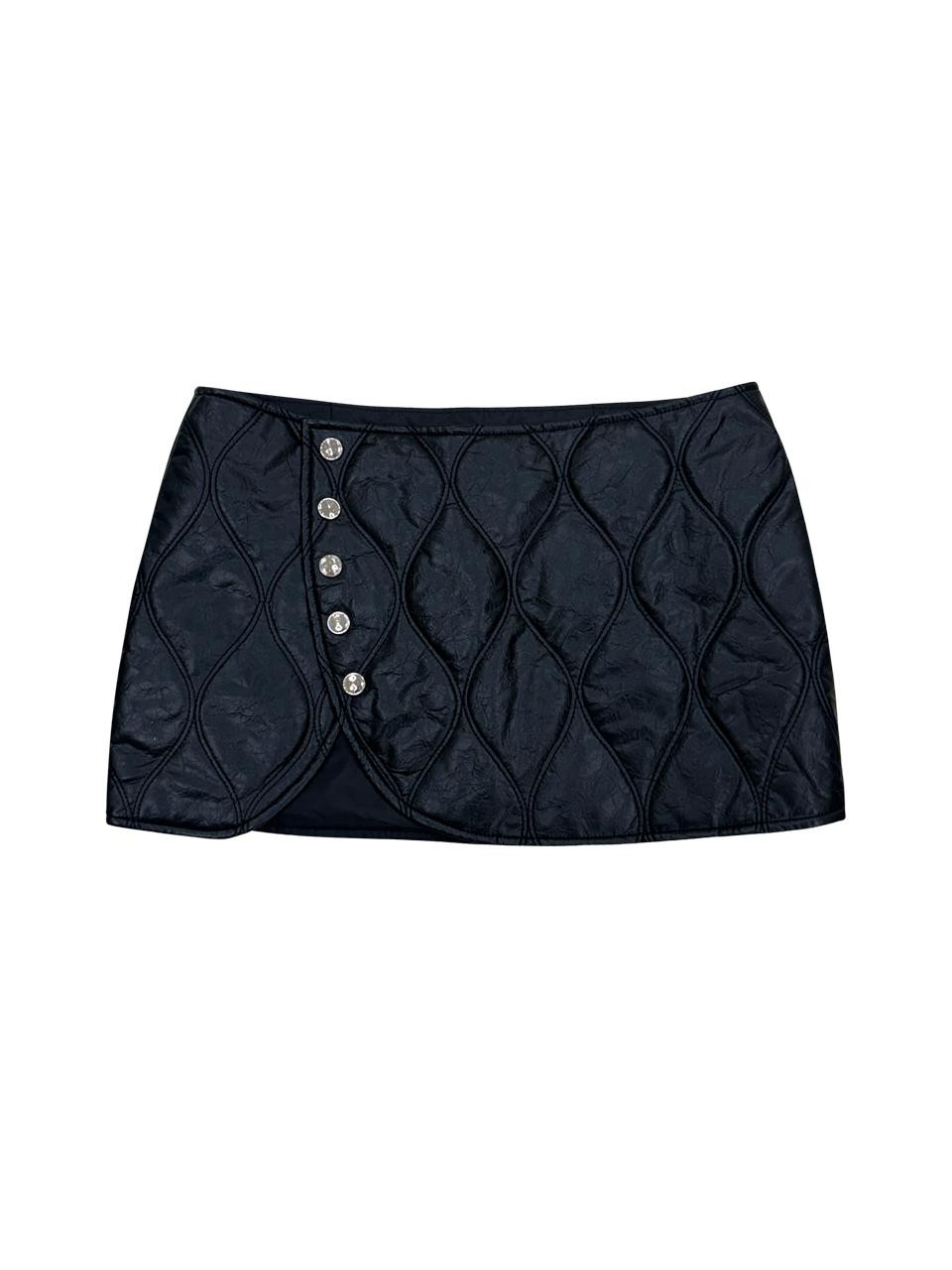metal padded skirt-black | W Concept (US)