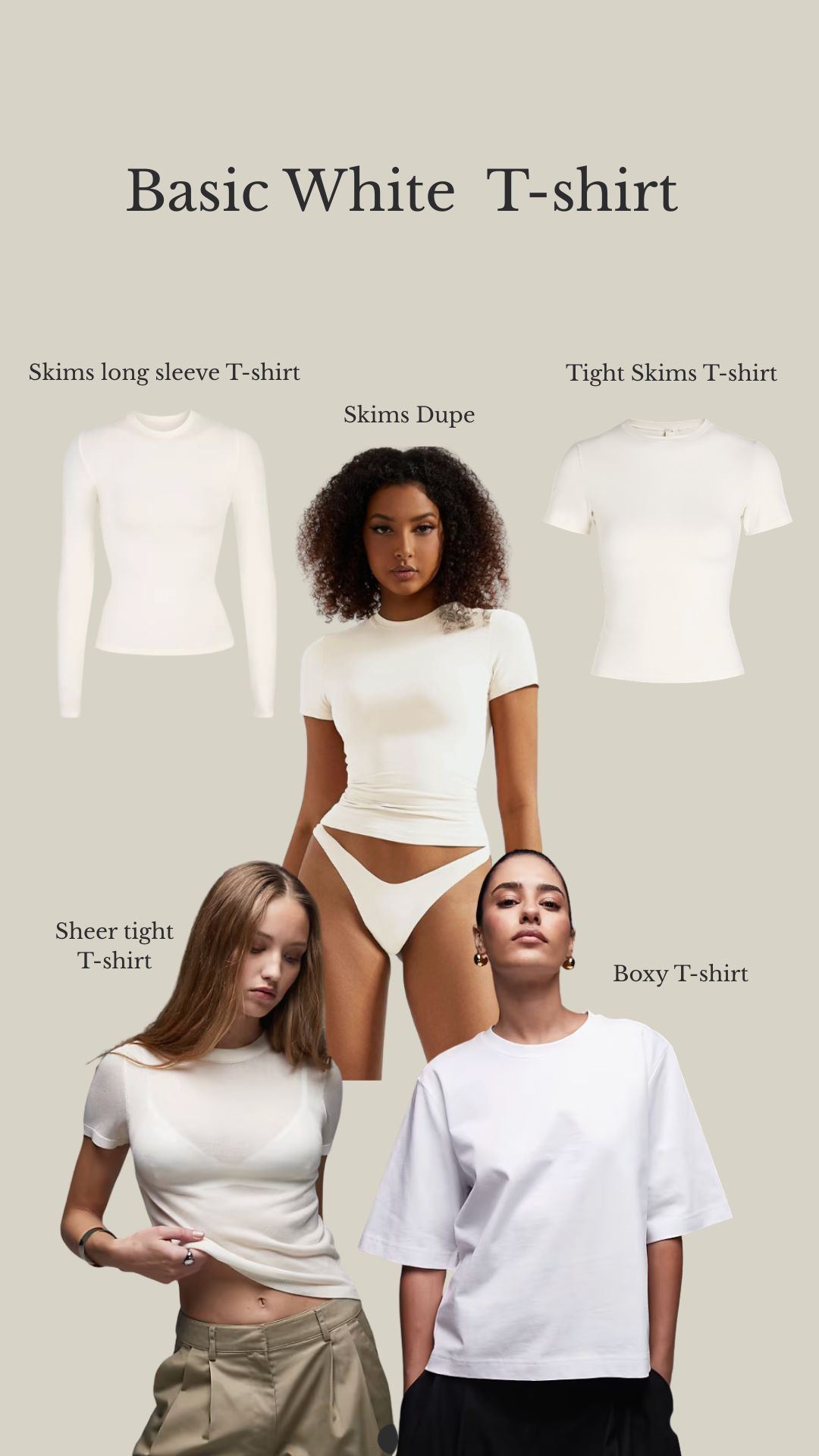 Some Basic White T-shirts that I love! 🤍 

Basic White T-shirt, Skims, Wardrobe Basic Staple, Everyday White Tee, ASOS, Amazon 

 #LTKuk #LTKspring #LTKsummer