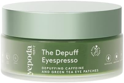 Yepoda The Depuff Eyespresso, Depuffing Caffeine & Green Tea Eye Patches, Reduce Puffiness & Reju... | Amazon (US)