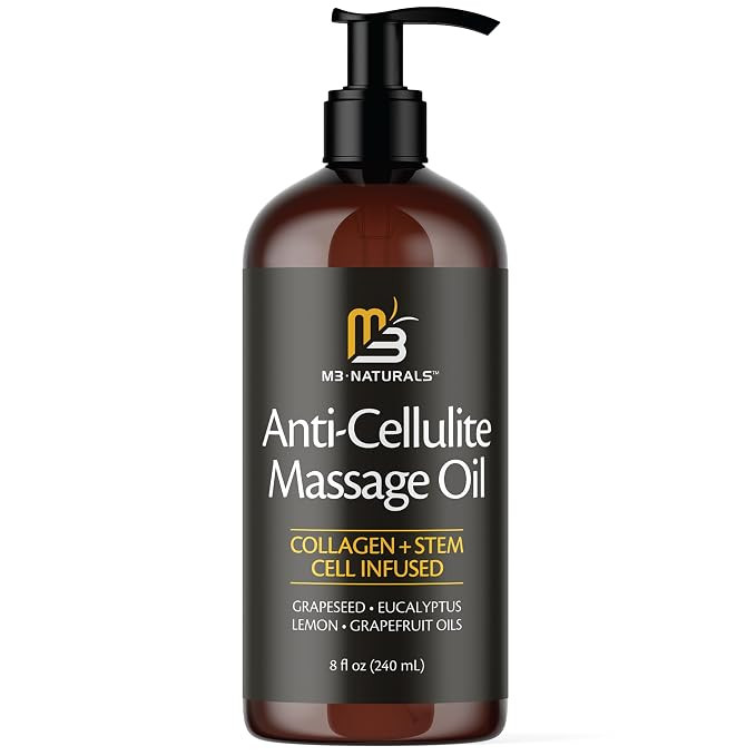 M3 Naturals Firming Body Massage Oil with Collagen & Stem Cell – Helps Smooth The Appearance of... | Amazon (US)