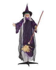 6ft Animated Standing Witch | TJ Maxx