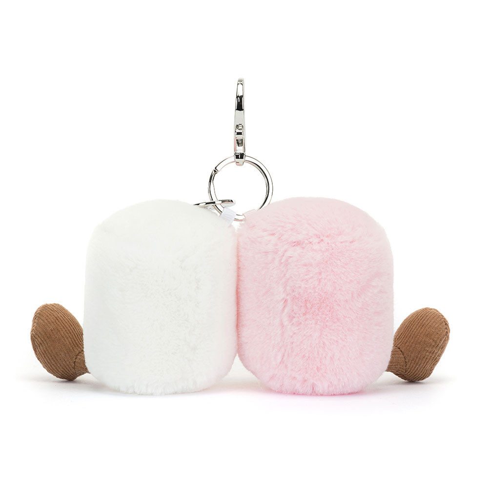 Amuseables Pair of Marshmallows Bag Charm | Jellycat US