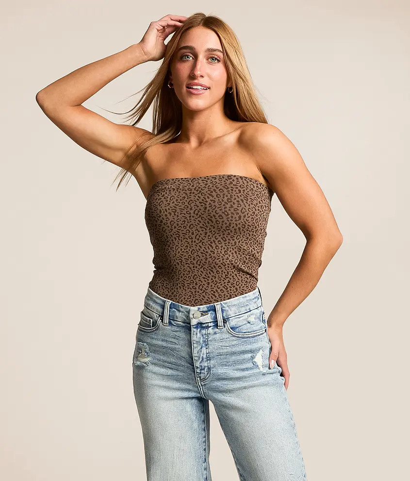 Leopard Tube Top | Buckle