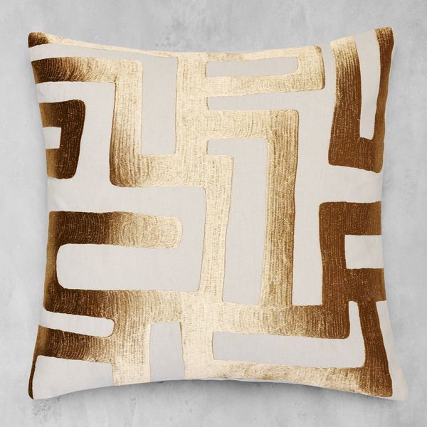 Nikki Chu - Mandla Pillow 22" - Gold | Z Gallerie