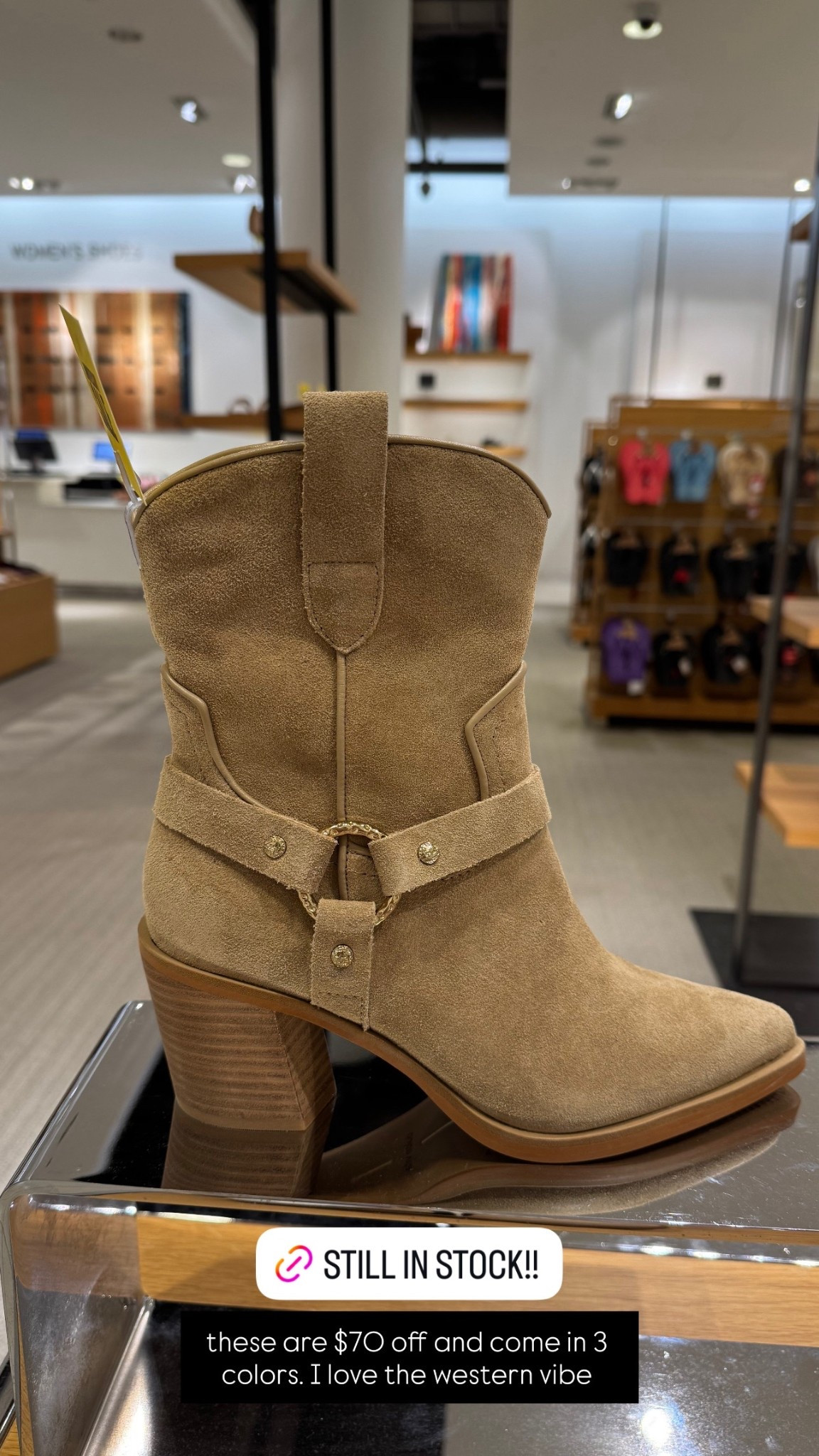 cute boots from the nordstrom sale - they are $70 off & come in 3 colors. I love the western vibes!

nsale, on sale, fall boots, fall trends, shoe crush 

#LTKShoeCrush #LTKSaleAlert