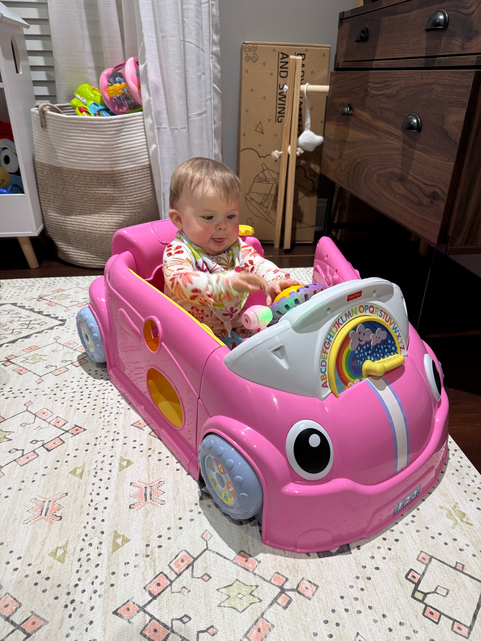 This stationary car gets lots of playtime!

#LTKKids #LTKMostLoved #LTKBaby