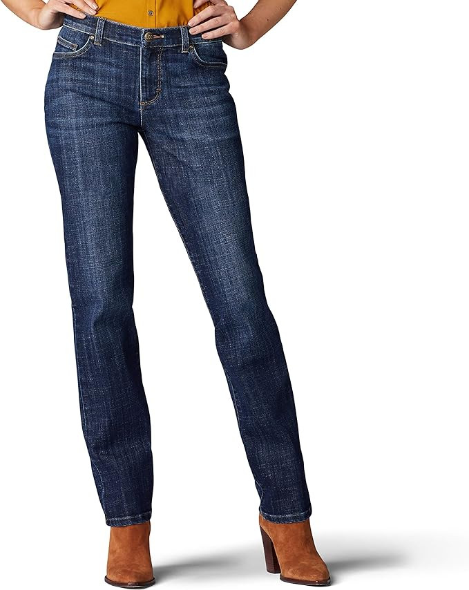 Lee Women's Relaxed Fit Straight Leg Jean | Amazon (US)