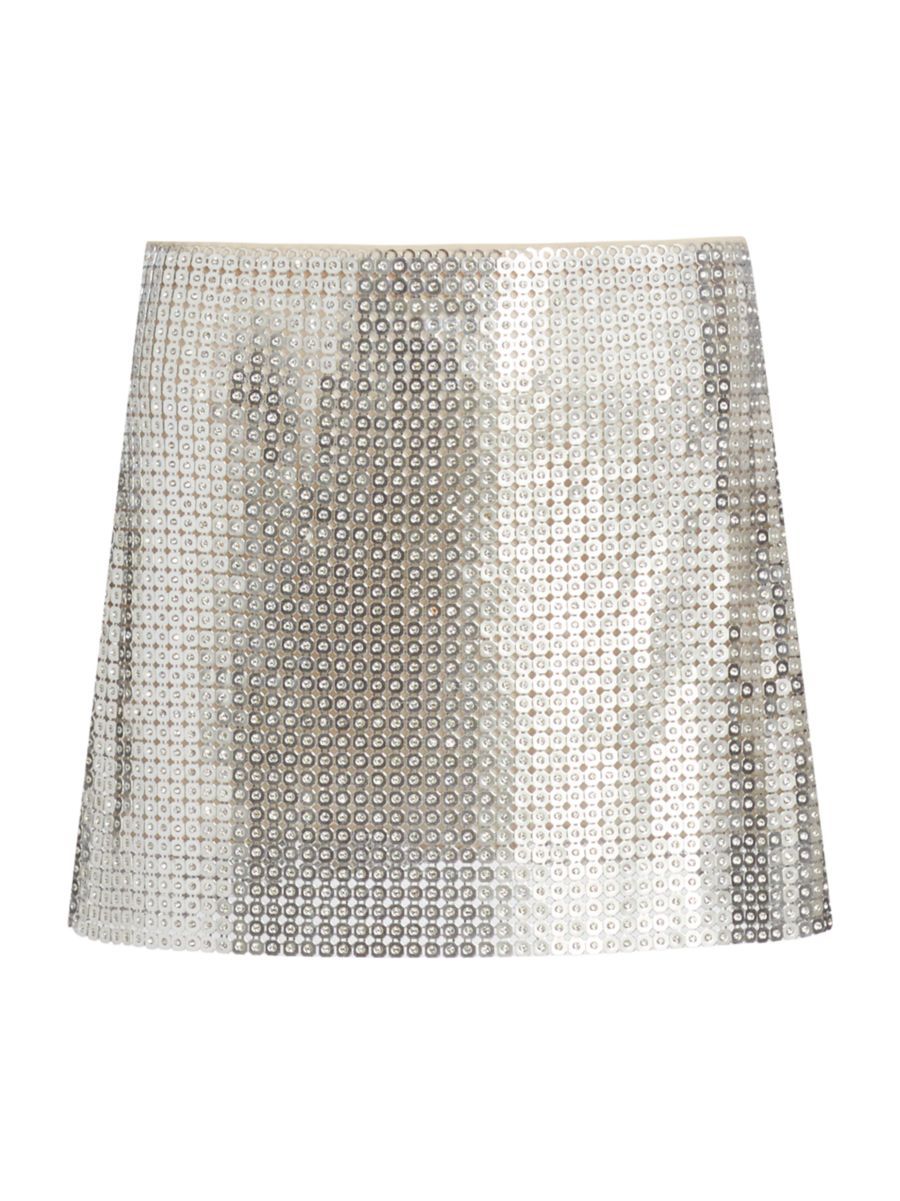 Alice + Olivia Riley Chain-Mail Miniskirt | Saks Fifth Avenue