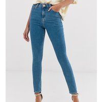 ASOS DESIGN Ridley high waisted skinny jeans in light wash-Blue | ASOS CH